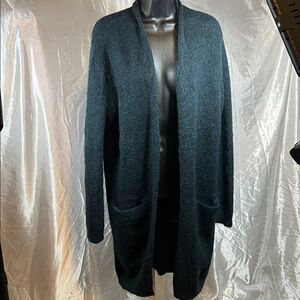 Cyrillus Blue Textured Knit Sweater